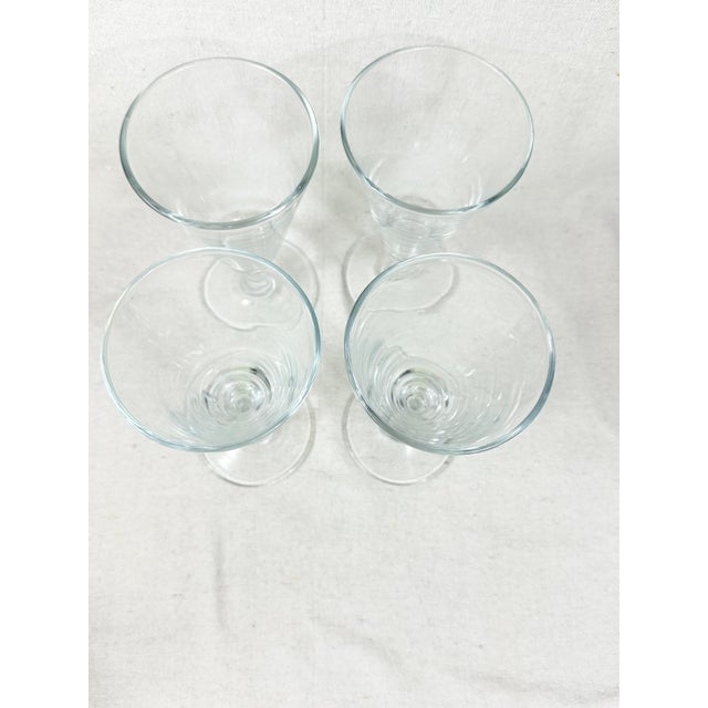 Vintage Pottery Barn Water Glasses-Set of 4 For Sale - Image 10 of 10