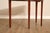 Brown Custom Mahogany Inlaid Demilune Console Table For Sale - Image 8 of 18