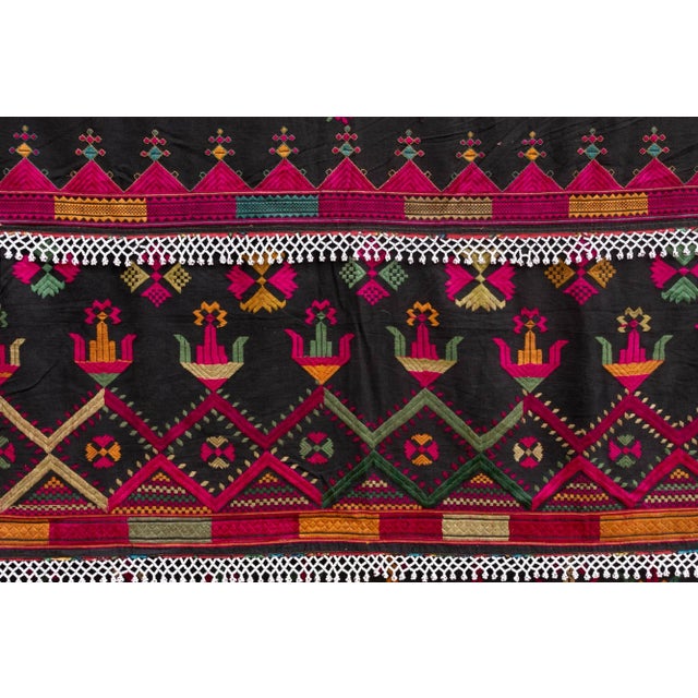 Textile Rare Antique Kohistani Wedding Shawl For Sale - Image 7 of 12