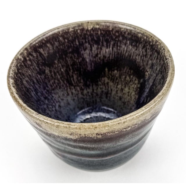 Vintage Ceramic Studio Pottery Planter Vase For Sale - Image 4 of 9