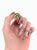 Mid-Century Modern Vintage 14k Yellow Gold, Pearl, and Tourmaline Figural Easter Basket Charm For Sale - Image 3 of 17