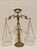 Metal 1960s Hollywood Regency Ornate French Style Decorative Balance Scale For Sale - Image 7 of 9