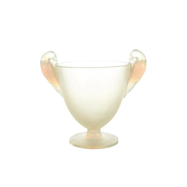 1926 René Lalique Opalescent Glass Vase For Sale - Image 5 of 8