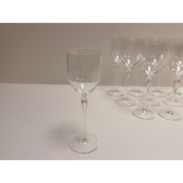 Rosenthal Maitre White Wine Glass Set from Rosenthal, 1990s, Set of 10 For Sale - Image 4 of 11