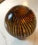 Vintage Murano Bud Vase in Brown Swirl For Sale - Image 4 of 4