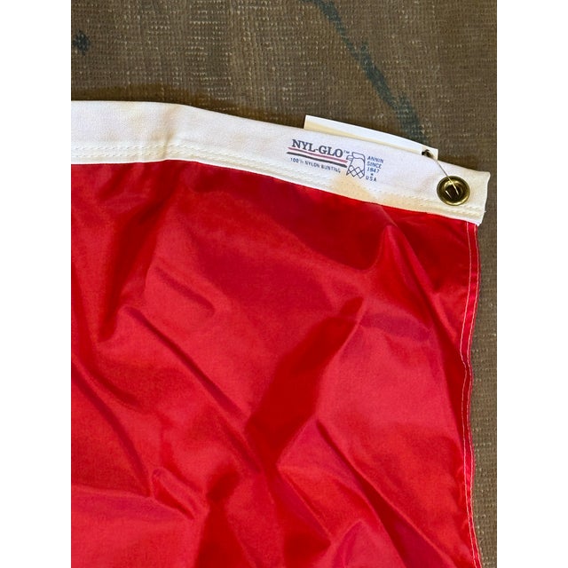 French Late 20th Century Vintage France Flag For Sale - Image 3 of 4