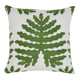 Schumacher Palma Sola Indoor/Outdoor Pillow 18" x 18" in Green