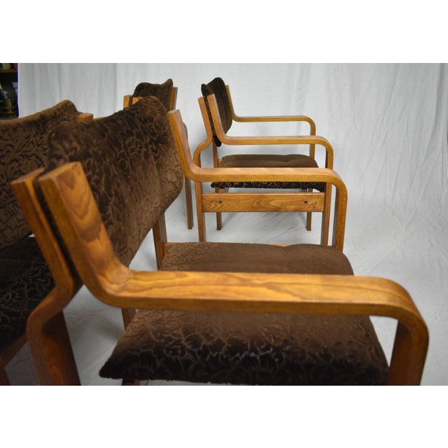 Dining / Office Chairs by Ludvik Volak for Drevopodnik Holesov, 1960s, Set of 4 For Sale - Image 17 of 18
