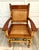 Wood Vintage Bamboo, Rattan & Wood Lounge Chairs With Ottoman, Set of 3 For Sale - Image 7 of 18