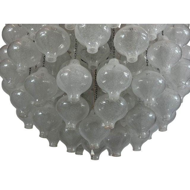Tulipan Chandelier in Glass and Metal by J.T. Kalmar for Kalmar, Austria, 1970s For Sale - Image 9 of 18