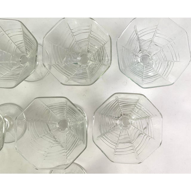 Glass 1950s McM-Dansk-“ Summer HOUSE”-elegant, Footed, Dessert, Bowls-Set of Eight For Sale - Image 7 of 10