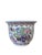 Vintage Chinoiserie Famille Rose Ceramic Cachepot Planter For Sale - Image 11 of 12