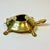 1960s 1960s Vintage Coastal Hollywood Regency Boho Chic Brass Turtle Ashtray For Sale - Image 5 of 11