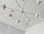 Not Yet Made - Made To Order White Sputnik Chandelier, Clear Glass Globe Pendant Light, 8-Light Minimalist Ceiling Fixture For Sale - Image 5 of 10