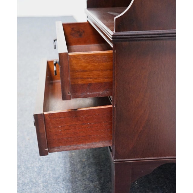Brown H L Hubbell Solid Mahogany Traditional Style 24" Petite Bookcase For Sale - Image 8 of 12
