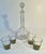 Decanter and Four Crystal Shot Glasses with Hand Painted Clover Details - 5 Pieces For Sale - Image 9 of 12