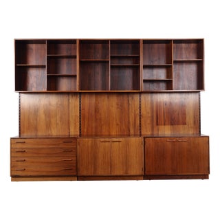 Vintage Danish Wall Unit, 1960s For Sale