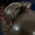 Ceramic Brown Antique Salt Glaze Crock Jug W/Handle For Sale - Image 7 of 8