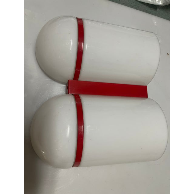 Acrylic Glass Sconces by F. Fabbian, 1970s, Set of 2 For Sale - Image 13 of 14