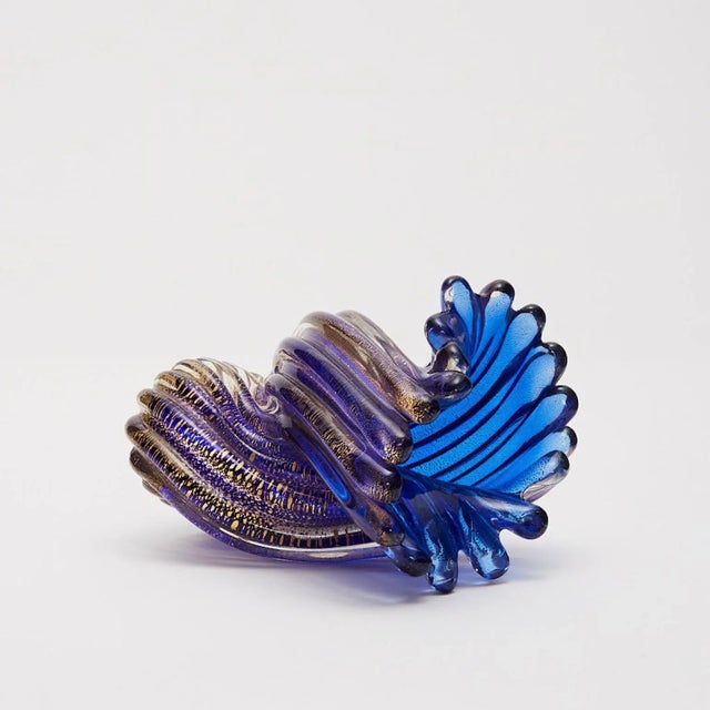 Ritorto Vase with Gold Leaf by Archimede Seguso, 1955 For Sale - Image 3 of 13