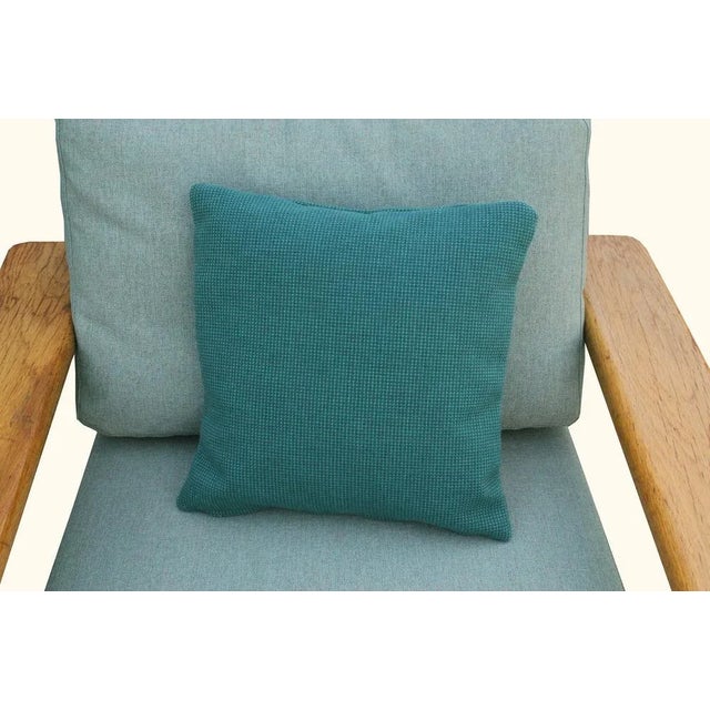 Set of Oak Armchair with Ottoman, 1970s For Sale - Image 13 of 13