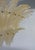 Metal Vintage Italian Murano Palmette Pendant Light in Amber Glass, 2000s For Sale - Image 7 of 15