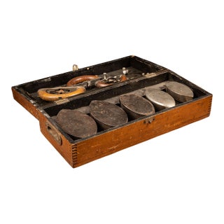 Early 20th Century Enterprise Manufacturing Sadiron Salesman Sample Set For Sale