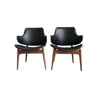 Vintage Mid-Century Kodawood Clam Shell Chairs For Sale