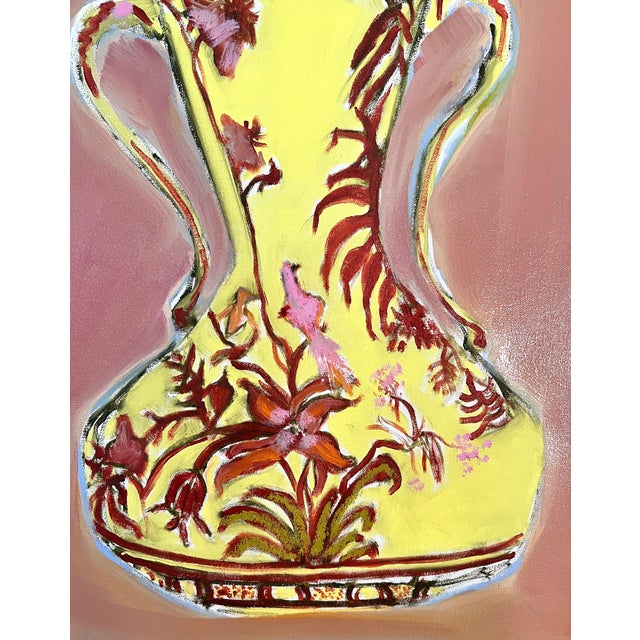 Contemporary Vase Painting "Variation on a Vase No. 7" by Shann Spishak For Sale - Image 3 of 4