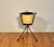 Vintage Mid-Century Modern Atomic Age Plant Stand With Ceramic Pottery, Circa 50s For Sale - Image 11 of 12