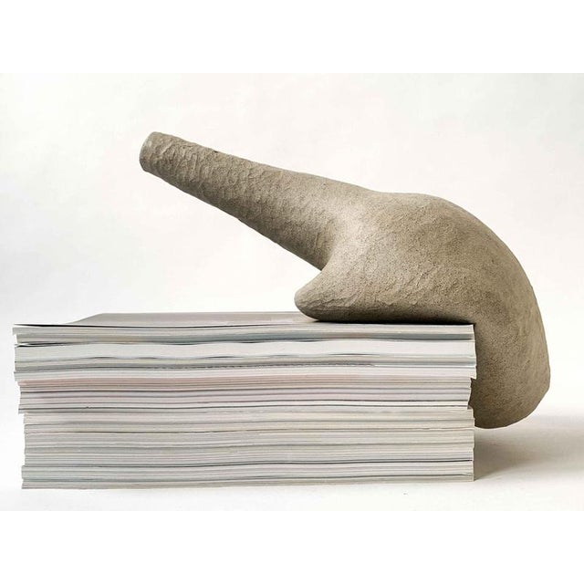 On the Edge of the Half Wall II Decorative Ceramic Vase by Lillian Tørlen For Sale - Image 4 of 10