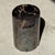 Small Side Table in Black Petrified Wood with Beige Streaks and Grey Sides, 1980s For Sale - Image 18 of 18