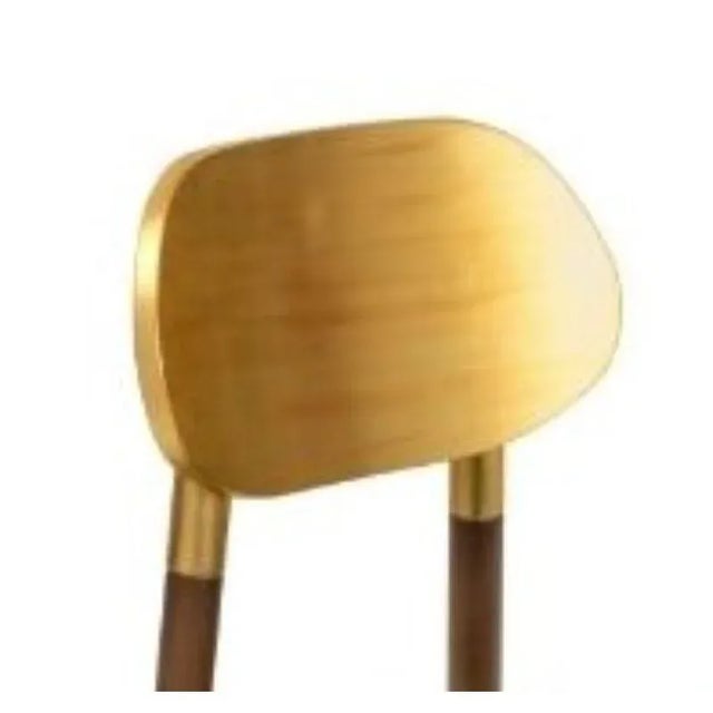 Contemporary Bokken Upholstered Chair in Canaletto and Gold by Colé Italia For Sale - Image 3 of 8