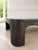 Black Vintage French Industrial Coffee Table in Riveted Metal, 1920 For Sale - Image 8 of 11
