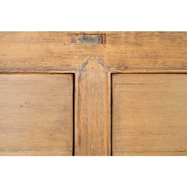 Late 20th Century Four Drawer Open Base Serving Table in Bleached Elm For Sale - Image 5 of 9