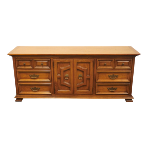 Thomasville Furniture Monterey Collection Spanish Mediterranean 75" Triple Door Dresser 430-50