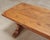 Brown Country French Provincial Oak Farmhouse Dining Table 7Ft For Sale - Image 8 of 18