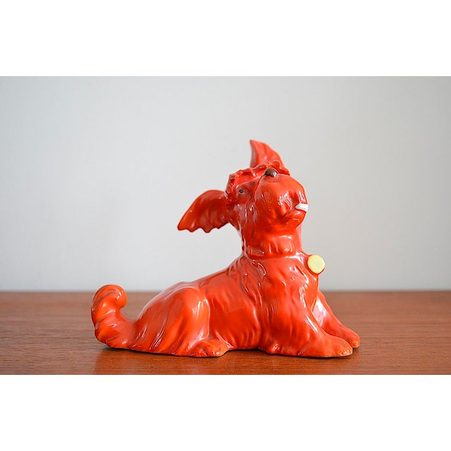 Porcelain Fox Terrier from the 1920s-1930s Since the terrier is unfortunately not marked, we can only attribute it to the...