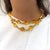 Vintage Citrine Bead 18k Gold Two Strand Necklace For Sale - Image 9 of 10