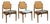 Set of 3 Arne Vodder Model Fd-184 Chairs for France & Daverkosen Vintage Danish For Sale