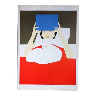 Vintage Signed/Titled Will Barnet Lithograph "Woman Reading" For Sale