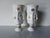 Hollywood Regency Jonathan Adler Gilded Dora Maar Porcelain Urn Vases – Pair For Sale - Image 3 of 12