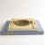 Maitland - Smith Vintage Horn Inlay Square Ashtray Catchall With Brass Center For Sale - Image 4 of 11
