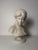 Sculpture Bust of Young Woman, 1800s, Marble For Sale - Image 4 of 15