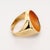 Antique Neoclassical 14k Gold and Carnelian Intaglio of a Man Signet Ring For Sale - Image 13 of 13