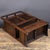 Vintage Chinese Huali Rosewood Curio Cabinet | Ming Style Display Shelf With Barred Doors For Sale In Los Angeles - Image 6 of 9