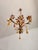 Vintage Venetian Three-Light Chandelier with Murano Glass Drops, 1960s For Sale - Image 9 of 18