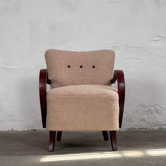 Art Deco H-237 Chairs by Jindřich Halabala for Up Závody, 1930s, Set of 2 For Sale - Image 9 of 13