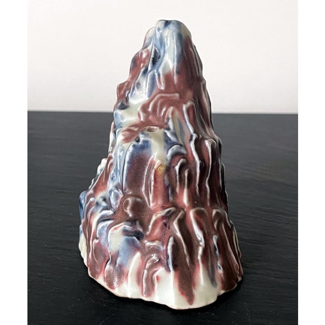 Late 19th Century Korean Ceramic Water Dropper in Mountain Form Joseon Dynasty For Sale - Image 5 of 11