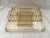 Vintage 70's MCM Brass/Lucite Flatware Caddy For Sale In Palm Springs - Image 6 of 6